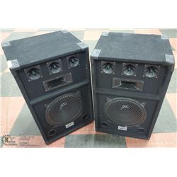 LOT OF 2  DJ SPEAKERS