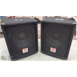 LOT OF 2 ROCKVILLE 600 WATT SUBWOOFER