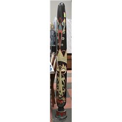 WOOD TOTEM 78 INCH TALL