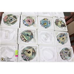 SET OF 8 LTD EDITION BRADFORD EXCHANGE DECORATIVE