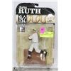 Image 1 : VINTAGE BABE RUTH ACTION FIGURE