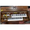 Image 2 : VINTAGE ELECTONE ORGAN WITH BENCH AND