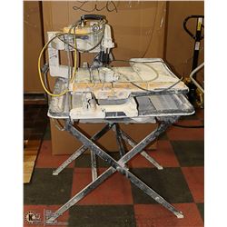 DEWALT TILE SAW WITH STAND AND BASIN