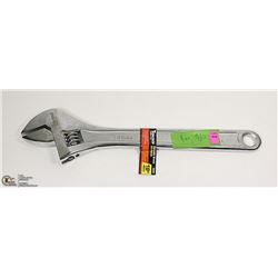 NEW TOOL TECH 18" CRESCENT WRENCH. TOOLS