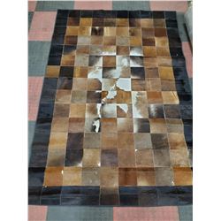 PATCHWORK HIDE STYLE AREA RUG / WALL ART