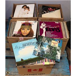 PALLET OF ROCK , COUNTRY AND MORE LP RECORDS