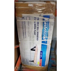 NEW MASTERCRAFT FOLDABLE WALL WORKBENCH