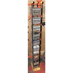 100 COUNTRY MUSIC CDS WITH STAND