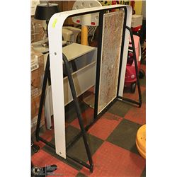 METAL DISPLAY STAND NO SHELVES