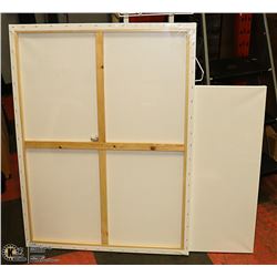 LOT OF 2 ARTISTIC PAINTING CANVASES 30" X 40"