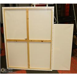 LOT OF 2 ARTISTIC PAINTING CANVASES 30" X 40"