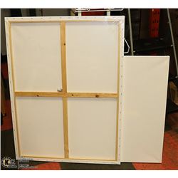 LOT OF 2 ARTISTIC PAINTING CANVASES 30" X 40"