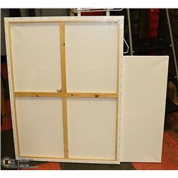 LOT OF 2 ARTISTIC PAINTING CANVASES 30" X 40"