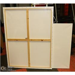 LOT OF 2 ARTISTIC PAINTING CANVASES 30" X 40"