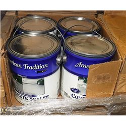 CASE OF CONCRETE STAIN GREY - 4 GALLONS PER CASE