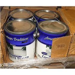 CASE OF CONCRETE STAIN GREY - 4 GALLONS PER CASE