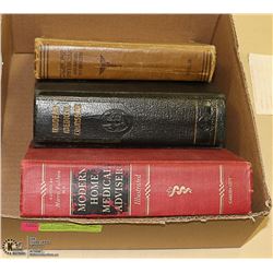 LOT OF 3 VINTAGE WAR TIME MEDICAL BOOKS