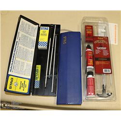 3 SHOTGUN , RIFFLE CLEANING KITS