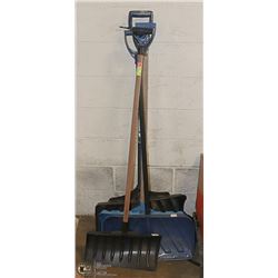 LOT OF 4 SNOW SHOVELS