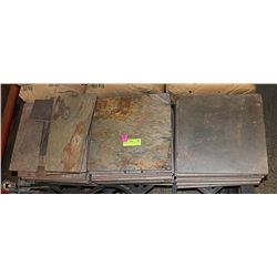 42 SQUARE FEET OF SLATE TILE 12 X 12