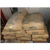 Image 1 : LOT OF 10 BAGS OF IMASCO FINISH COAT STUCCO MIX