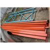 Image 1 : LOT OF PALLET RACKING INCL 2 UPRIGHTS AND 8 BEAMS