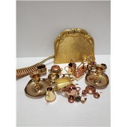 LOT OF BRASS MINIATURE ORNAMENTS