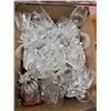 Image 1 : LARGE BOX OF ESTATE CRYSTAL GLASSES