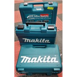 LOT OF 3 MAKITA TOOL CASES - NO TOOLS