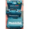 Image 2 : LOT OF 3 MAKITA TOOL CASES - NO TOOLS