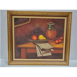 29 X 25 FRAMED OIL ON CANVAS