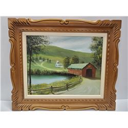 27 X 23 FRAMED OIL ON CANVAS