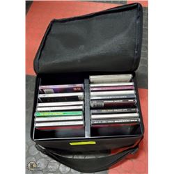 CD CASE WITH 16 CD'S. INCLUDES KENNY RODGERS,