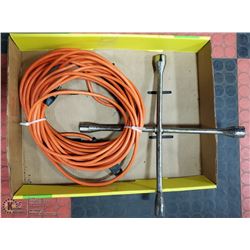 50FT EXTENTION CORD AND LUG NUT WRENCH