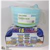 Image 1 : SET OF 15 STORAGE CONTAINERS AND SALAD SPINNER NEW