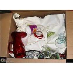 DECORATIVE MUGS AND GLASSES.