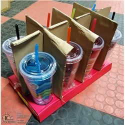 8 NEW COOL GEAR DOUBLE WALL HOT OR COLD TWIST LID