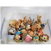 Image 1 : BUNNY AND PUPPY FIGURINES LOT (15).