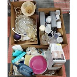 3 BOXES OF ASSORTED ESTATE ITEMS