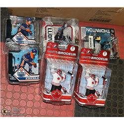 BUNDLE OF SIX ASSORTED NHL MCFARLANE ACTION