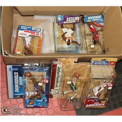 LOT OF 8 VARIANT MCFARLANE BASKETBALL ACTION