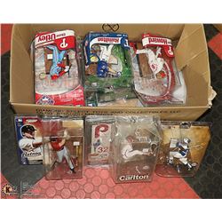 LOT OF 8 VARIANT MCFARLANE BASEBALL ACTION FIGURES