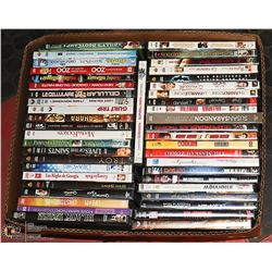 BOX WITH OVER 45 DVD MOVIES (SEVERAL