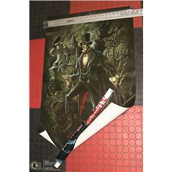 LOT OF ROCK POSTERS:  JOHN LENNON, JIMI HENDRIX,