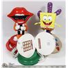 Image 1 : LOT OF NOVELTY PHONE COLLECTIBLES:  TANG, SPONGE