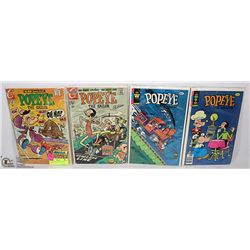 LOT OF FOUR VINTAGE POPEYE COMICS