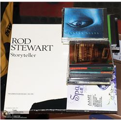 LOT OF CDS INCLUDING: ROD STEWART STORYTELLER