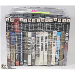 LOT OF 15 PLAYSTATION 2 GAMES