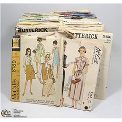 SEWING PATTERNS 1940-1980 VOGUE/BUTTERICK/