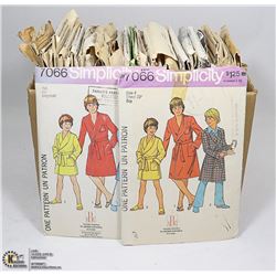 SEWING PATTERNS 1940-1980 BUTTERICK/SIMPLICITY